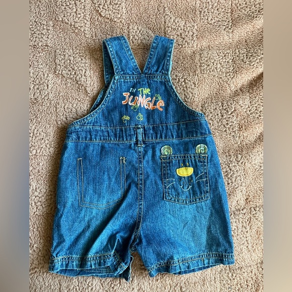 NWOT Safari Adventures Baby Boy Overalls - Picture 2 of 3